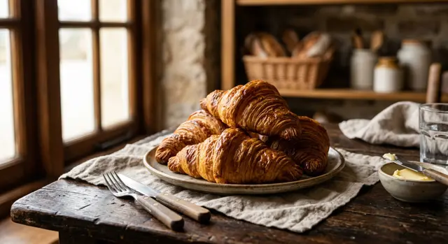 Croissants de mantequilla (4 uds.)