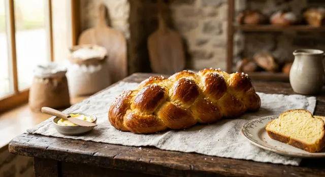 Brioche trenzado