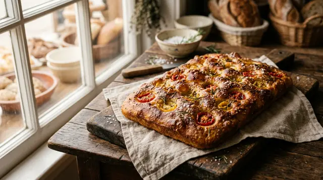 Focaccia de romero